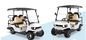 2 + 2 siedzenia wózki elektryczne Golf Buggy ECE ISO zatwierdzone