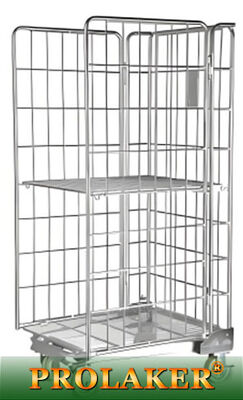 Q235 Sklep stalowy klatka rolkowa wózki logistyczne