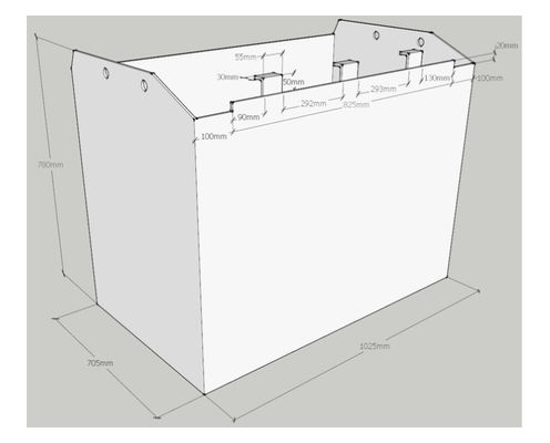 500AH 80v akumulator trakcyjny dla wózka widłowego