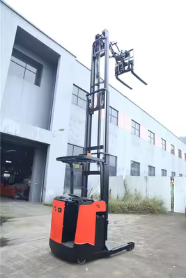 Najlepiej sprzedający się 1,2 tony 1 ton stacker elektryczny wózek widłowy małe duże koła
