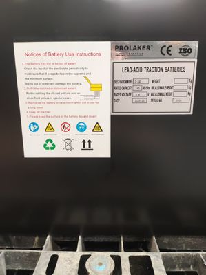 Niestandardowa akumulator ołowiano-kwasowy 36V 245Ah z certyfikatem CE