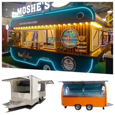 Wielofunkcyjny, modułowy, komercyjny, mobilny wózek gastronomiczny, odpowiedni do wszystkich zastosowań