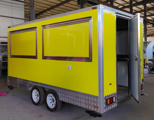 Przyczepy z jedzeniem w przystępnych cenach Food Van Trailer Hot Dog Hamburger Pizza Food Truck z pełną kuchnią BBQ