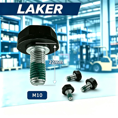 Produkcja fabryczna LAKER M10*22 Plastikowy izolowany złącze sześciokątne, OEM ODM Niestandardowy wysokiej wytrzymałości ocynkowany śrubka samozablokowująca antywibracyjna, dostawa miejscowa