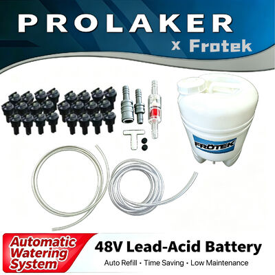 Premium Hot Selling Brand Frotek Automatic Watering System Kit Acid Resistant Auto Stop Refill Valve For Warehouse Forklift Traktor Przemysłowy
